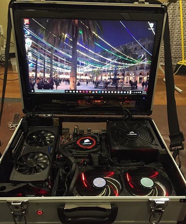 Inovação Gamer PC Montado em Maleta Anti-bomba Surpreende!