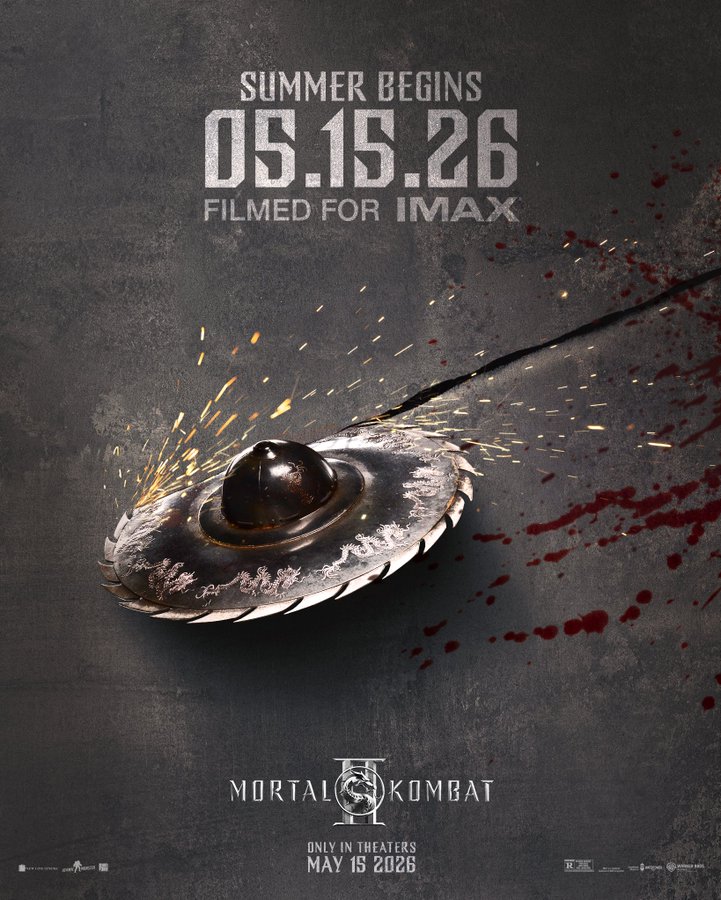 Mortal Kombat 2 é adiado para 2026 e ganha pôster incrível